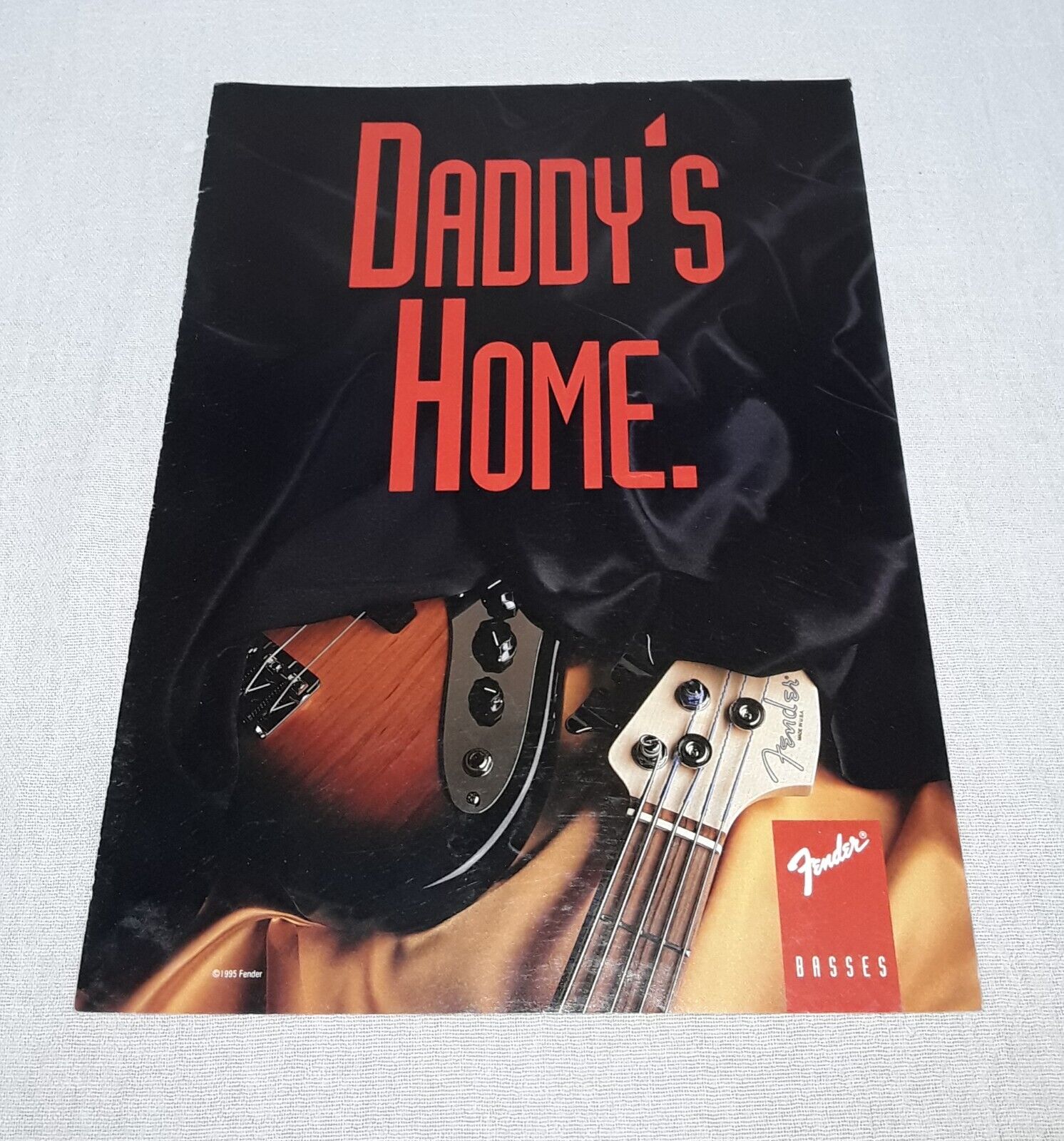 1995 FENDER DADDY\'S HOME GUITAR BASSES BROCHURE