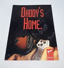 1995 FENDER DADDY'S HOME GUITAR BASSES BROCHURE picture