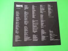 REPLACEMENT INNER LYRIC SLEEVE ONLY NO VINYL DANZIG SELF TITLED ORIGINAL DEF JAM picture