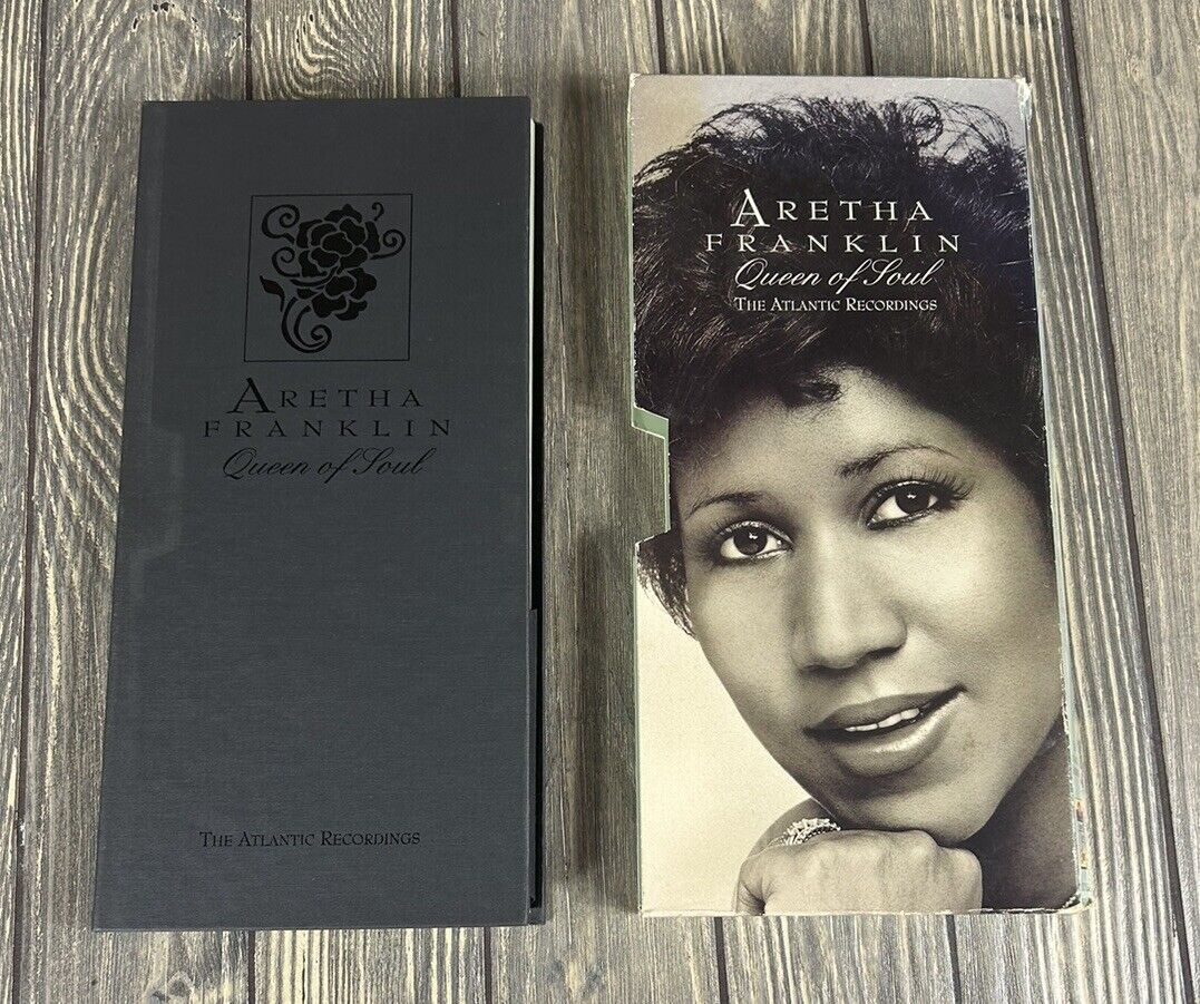 VTG Aretha Franklin Queen of Soul Atlantic Recordings 4 CD Box Set w/Booklet
