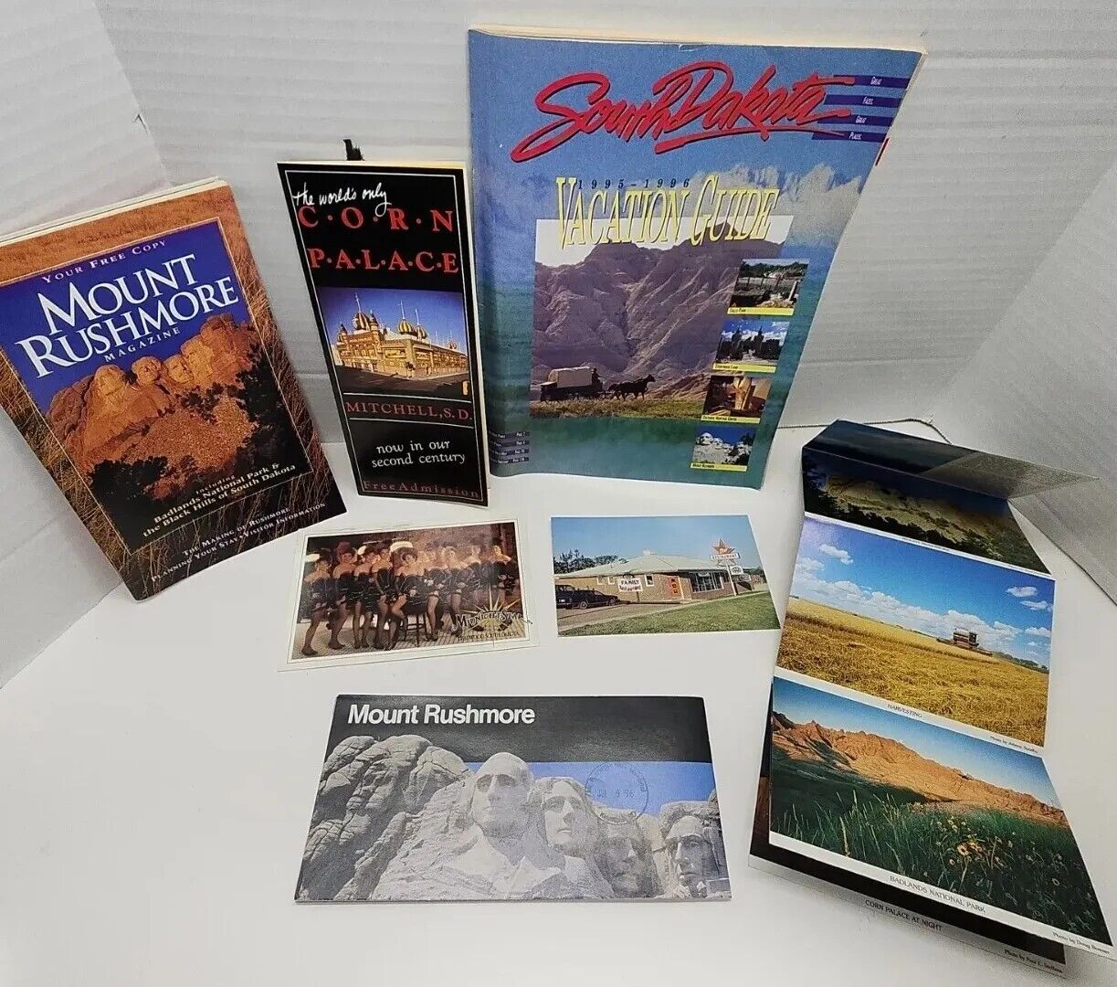 Vintage South Dakota Postcards Books Brochures Travel Tourism Ephemera Lot Of 7