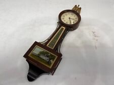 RARE NEW HAVEN 18in WHITNEY BANJO CLOCK WIND-UP ORIGINAL RUNS and STOPS picture