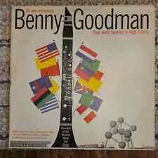 Benny Goodman Plays World Favorites in High Fidelity vintage lp vinyl record '58 picture