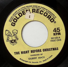 MITCH MILLER & GILBERT MACK THE NIGHT BEFORE CHRISTMAS/...VINYL 45 57-168 picture