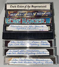 Vintage Cassette Tape Lot  Of 8 Radio Mystery Murder Horror Action Stories picture