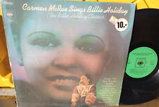 JAZZ LP, CARMEN MCRAE, 	SINGS BILLY HOLIDAY, S-53255	, IMPORT VG++ SPIN CLEANED picture