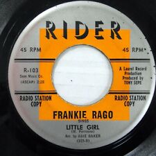 FRANKIE RAGO 45 Little Girl / I Lied To You VG++ Teen PROMO Rocker 1960 #2203 picture