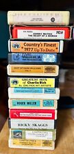 Vintage 8-Tracks Folk/Country Tapes Lot of 12 untested picture