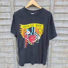 Rare Vintage 90s David Lee Roth Van Halen Band Tour Single Stitch T Shirt 1991 picture