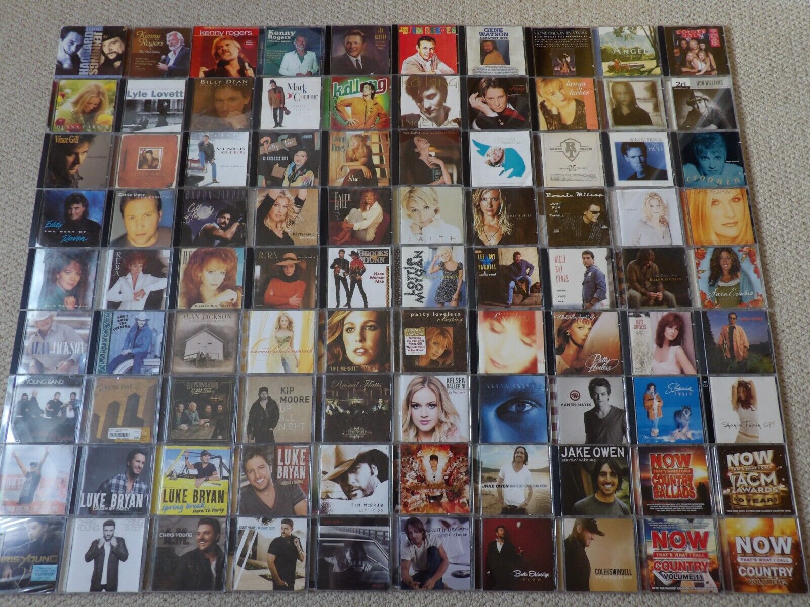Huge Lot of 90 Country Music CDs