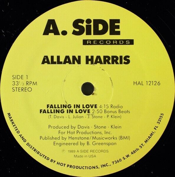 Allan Harris ‎– Falling In Love 12\