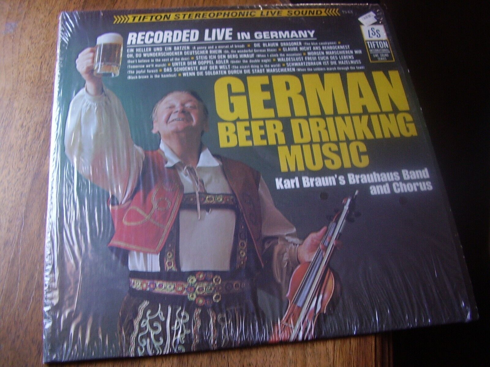 Karl Braun' German Beer Drinking Music Vinyl LP