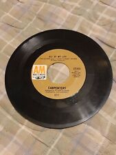 CARPENTERS 45 Vinyl Record - picture