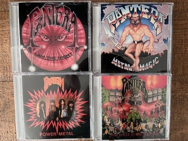 4 CD LOT - Pantera (Early releases) CD Melodic Glam Hard Rock