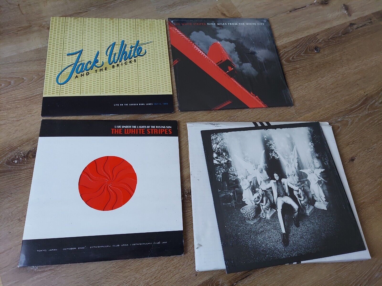 4 Albums Jack White and the Bricks Lazaretto Third Man Records White Stripes LPS