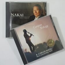 Nakai R. Carlos Canyon Trilogy Inner Voices Native American Flute Music 2 CD Lot picture