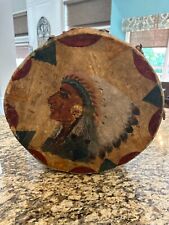 Antique Vintage Native American Indian Drum 16