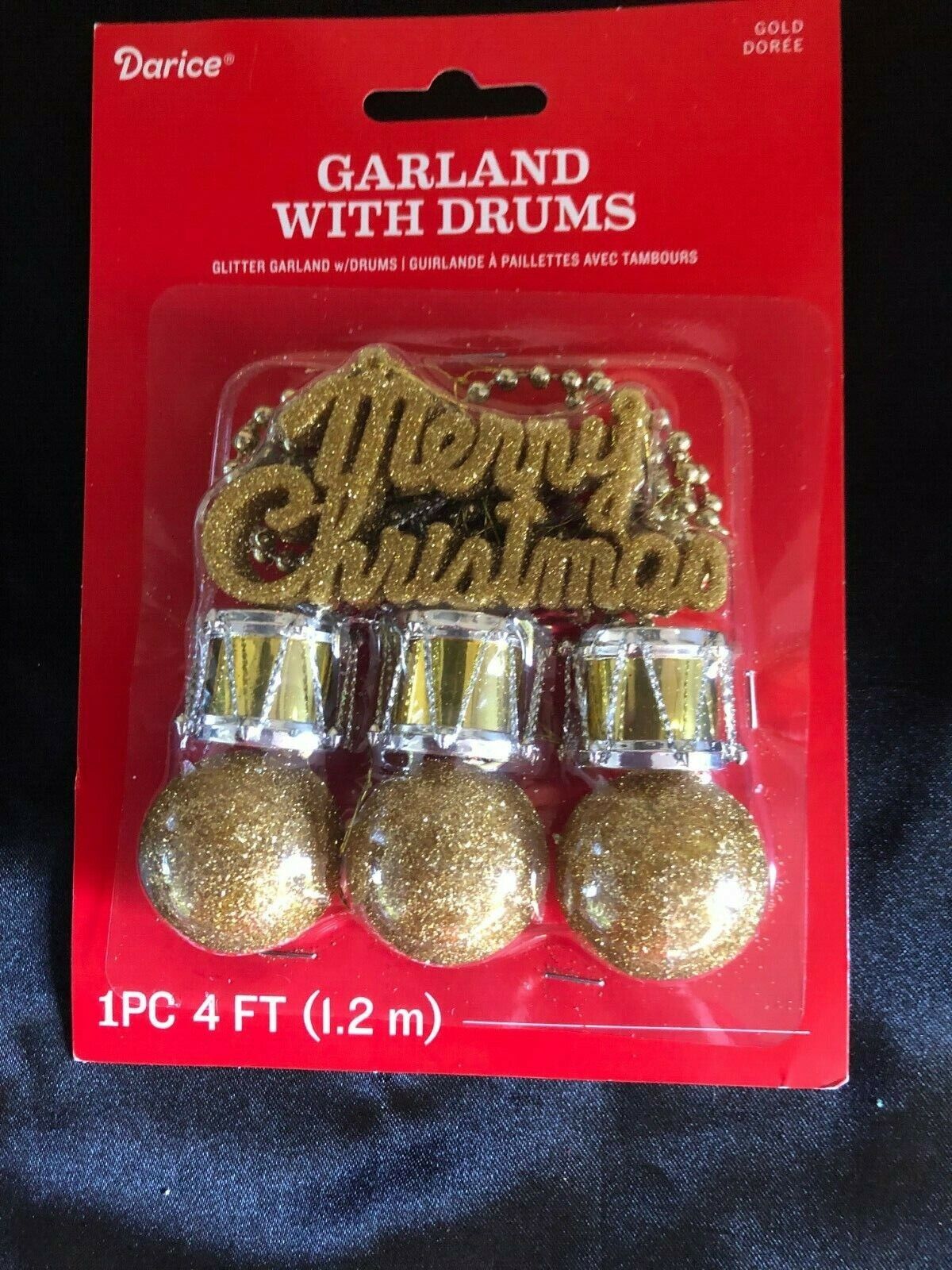 NEW DARICE MINI GARLAND YOUR CHOICE  DRUMS, BALL, BULBS  AND MORE