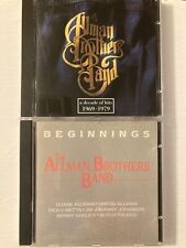 The Allman Brothers Band Beginnings CD AND A DECADE OF HITS 2 CD LOT picture