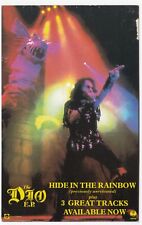 Dio; Hide In The Rainbow EP. Harp Lager Music Sponsorship Programme Flyer picture