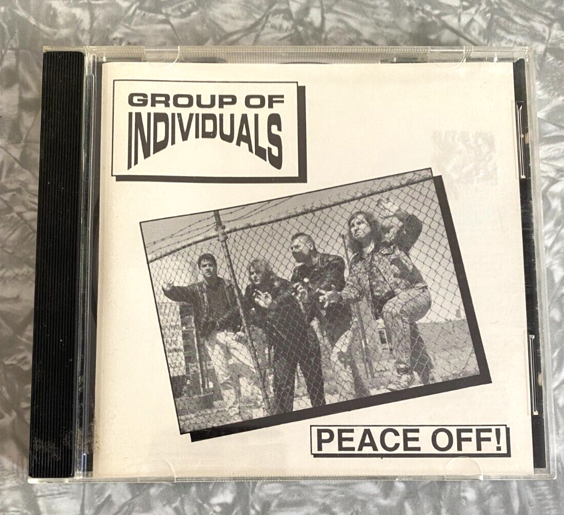 Group of Individuals PEACE OFF CD 1994 Chicago Punk Comp Universal Satirical