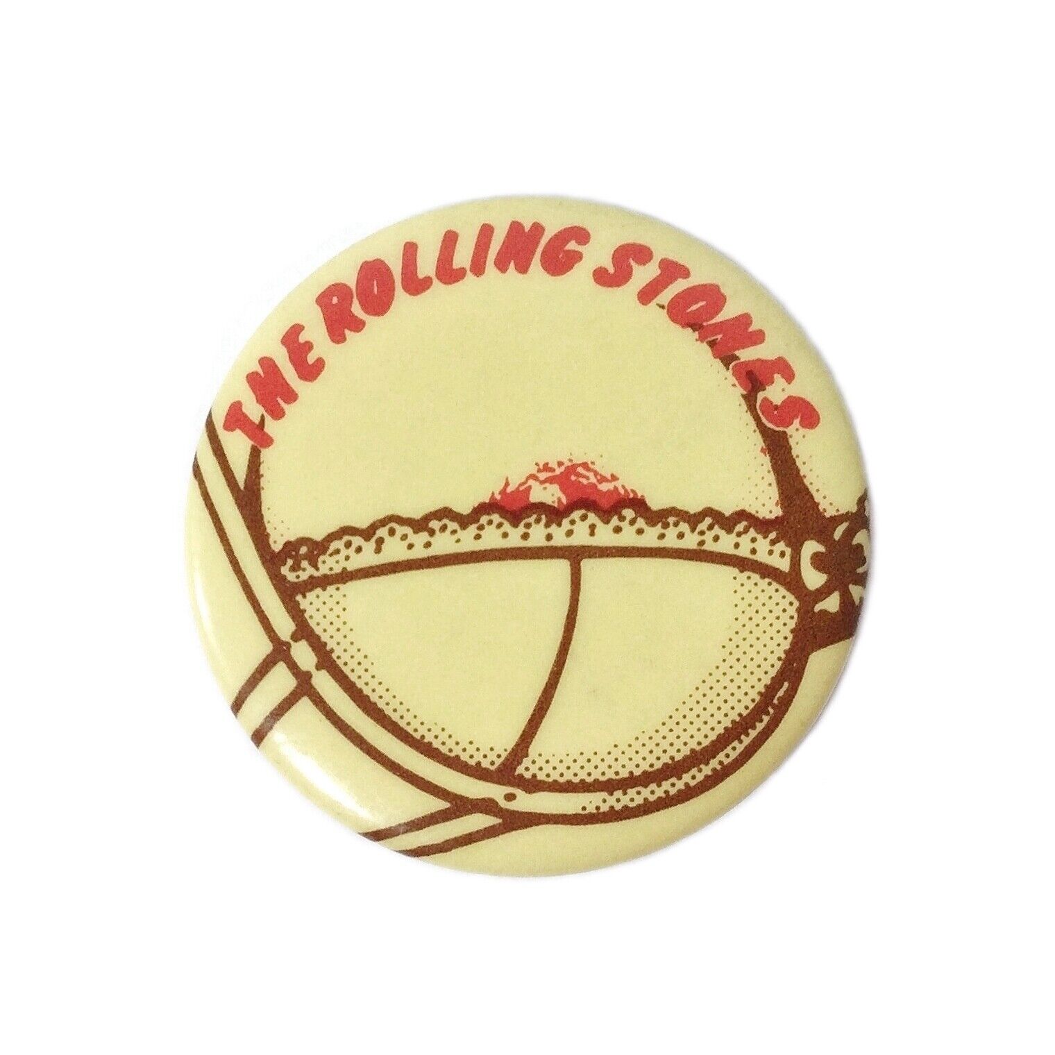 vtg 70S ROLLING STONES SOME GIRLS BAND PROMO PIN JACKET T SHIRT HAT BUTTON BADGE