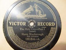 1908 Harry MacDonough tenor Stephen Adams Hymn THE HOLY CITY Victor 16184 picture