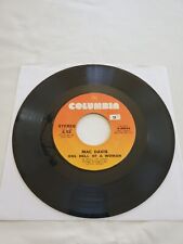 Mac Davis-One Hell of a Woman~ A Poor Man's Gold 1974 Columbia 45rpm VG+ Tested picture