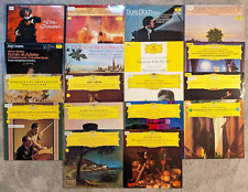 Deutsche Grammophon Classical 18 Vinyl Record LP Lot Barenboim Vasary Karajan Bl picture