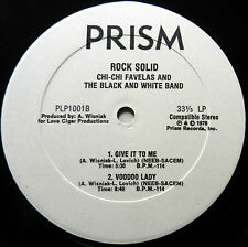 CHI CHI FAVELAS & the BLACK & WHITE BAND Rock Solid LP picture