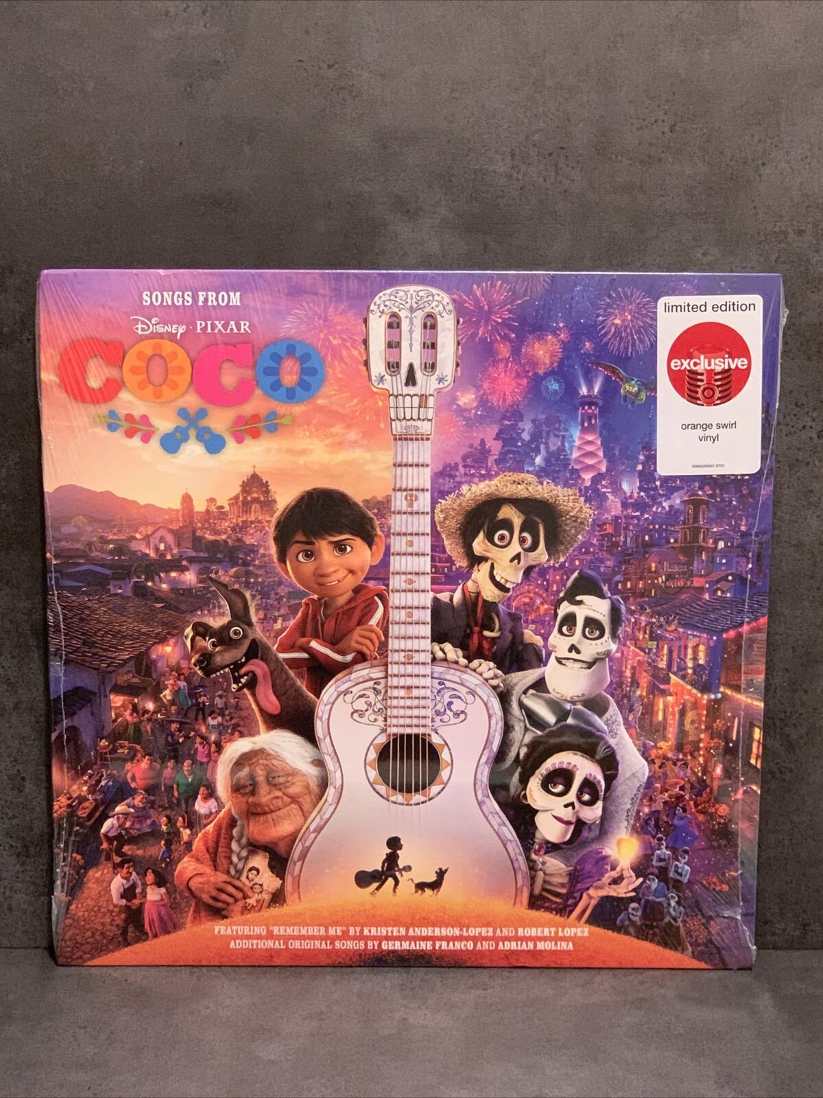 Disney Pixar Songs From COCO Limited Edition ORANGE SWIRL Vinyl LP Exclusive NEW