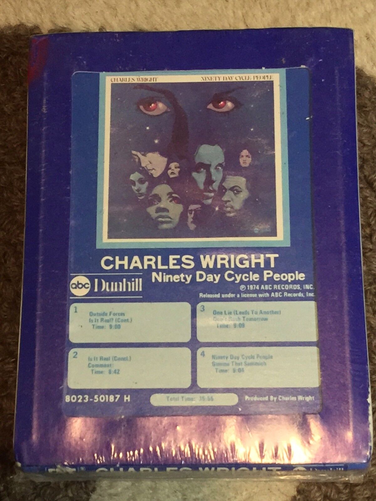 Charles Wright Ninety Day Cycle People SEALED 8 TRACK RARE FUNK