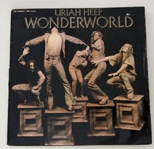 URIAH HEEP Wonderlworld  LAMINATED  MEGA  RARE ISRAELI  LP picture