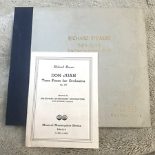 STRAUSS Don Juan Tone Poem For Orchestra FRITZ BUSCH 2X 78 rpm 12