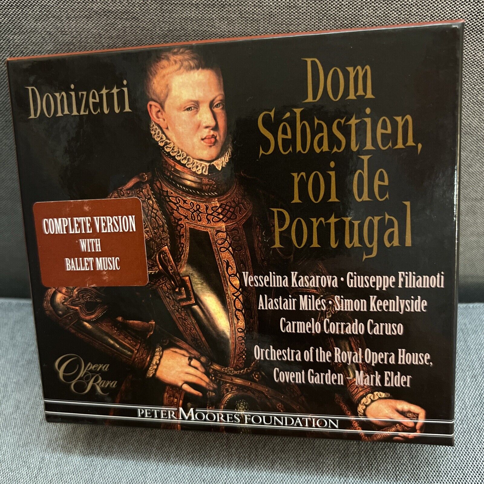 Donizetti - Dom Sebastien, roi de Portugal, 3 CD Box Set, Opera Rara, Mark Elder