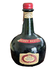 Vintage Music Box Liqueur Bottle Danish Liqueur Decorative 