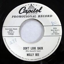 MOLLY BEE 45 Don't Look Back / Please Don't Talk VG+ PROMO rock N roll  Mc 1708 picture