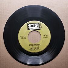 Sandy Stewart - I Heard You Cried Last Night; My Coloring Book - Vinyl 45 RPM picture