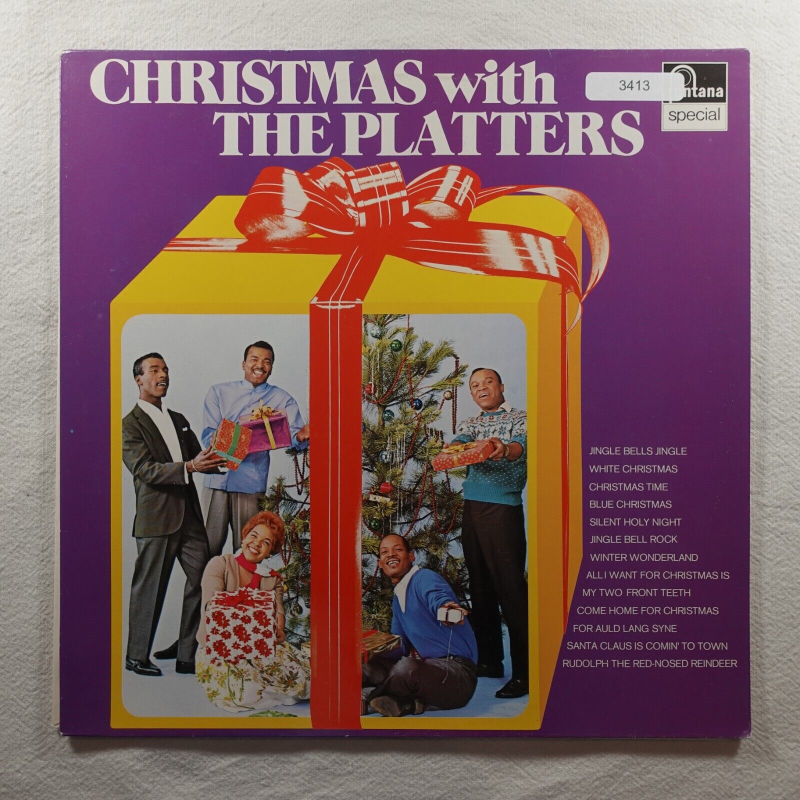 The Platters Christmas With The Platters   Record Album Vinyl LP