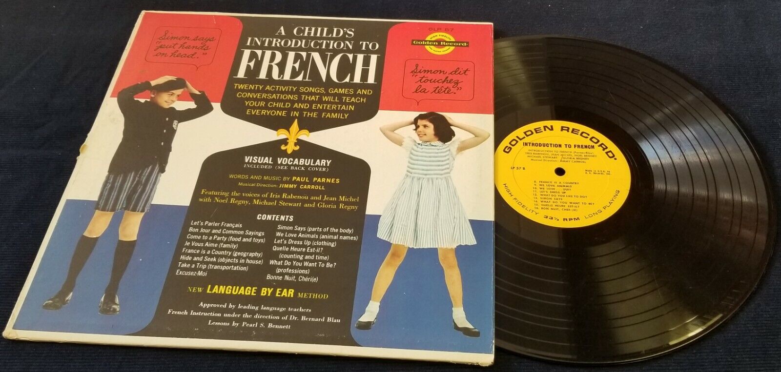 A Child\'s Introduction to French - Golden Record - Vinyl Record