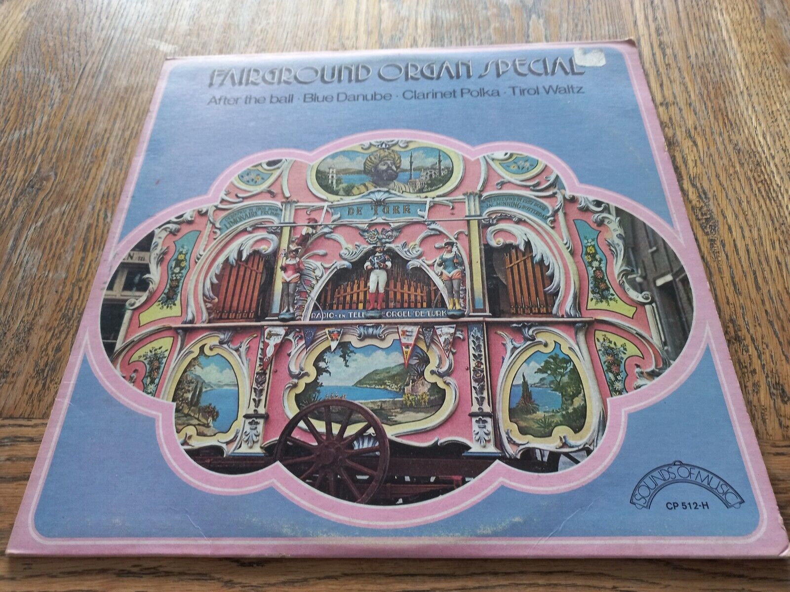 FAIRGROUND ORGAN SPECIAL AFTER THE BALL BLUE DANUBE VINYL VINTAGE RECORD GC