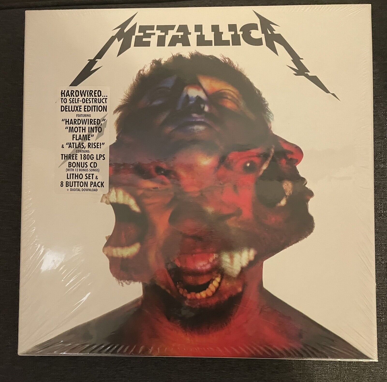 Hardwired... To Self-Destruct by Metallica (Record, 2016) DELUXE ED  NEW/SEALED