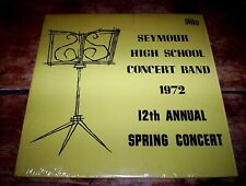 SEYMOUR HIGH SCHOOL CONCERT BAND 1972 12th ANNUAL SPRING CONCERT LP in shrink NM picture