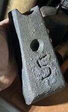 Repro weight for antique Howard 5 Banjo Regulator Wall Clock Cast Iron Weight picture