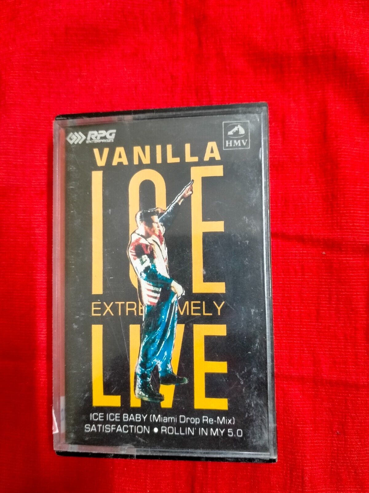 Vanilla Ice Extremely Live 1991  Rare orig Cassette Tape INDIA indian