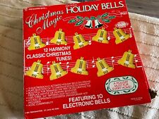 Vintage 90s Trendmasters Christmas Magic Electronic Holiday Bells Musical Decor picture