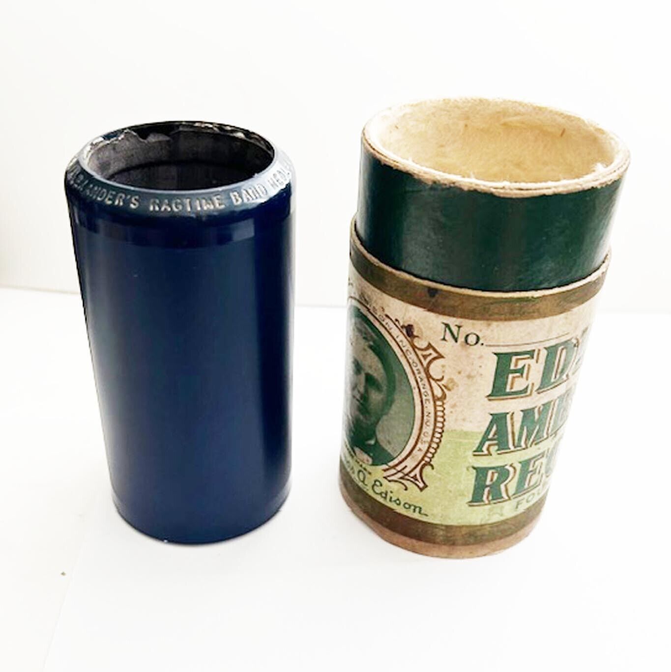 Edison 4m Cylinder Record Alexander's Ragtime Band Van Eps Banjo