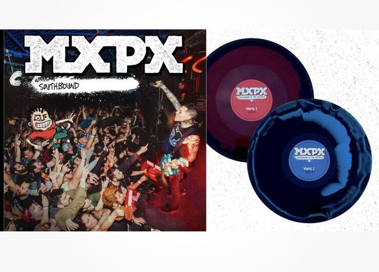 MxPx Southbound To San Antonio 2xLP Red Blue Black Swirl Vinyl NOFX Lagwagon 