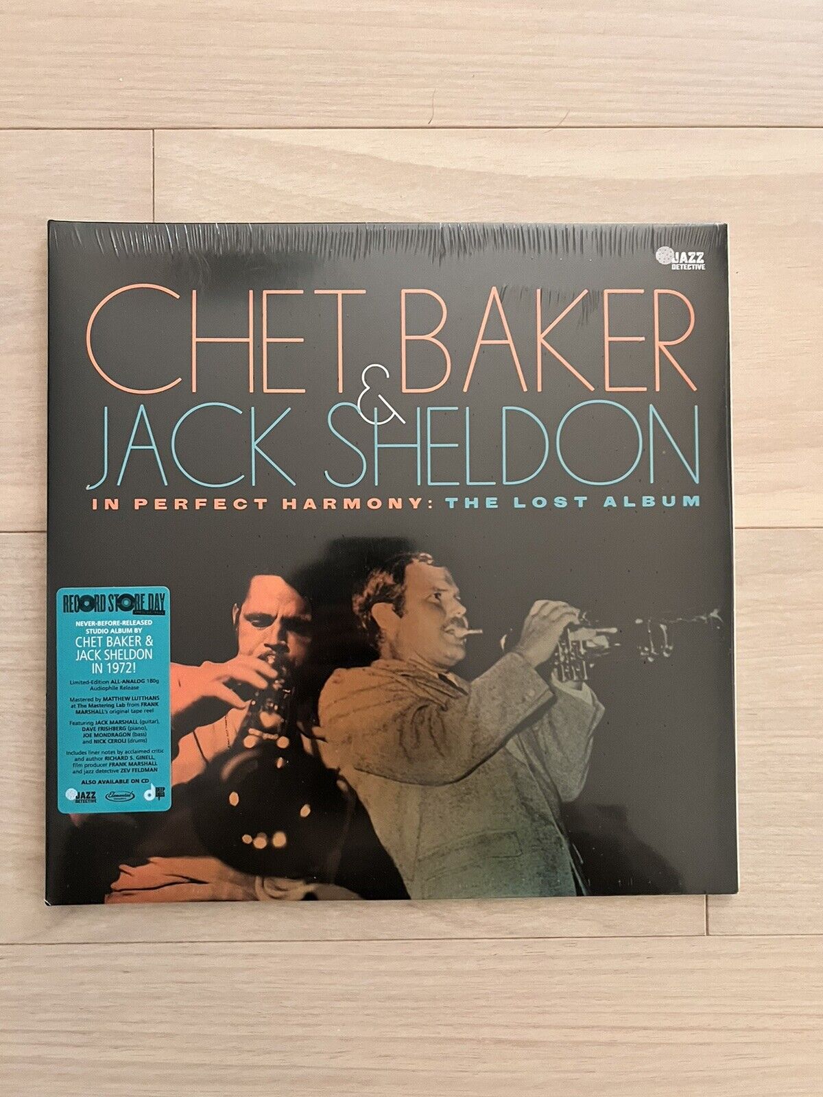 Chet Baker & Jack Sheldon - In Perfect Harmony: The Lost Album RSD Vinyl 2024 LP