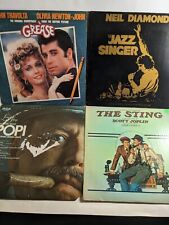 VINTAGE VINYL: Retro Movie Soundtrack pack. Lot of 4 - featuring Grease picture